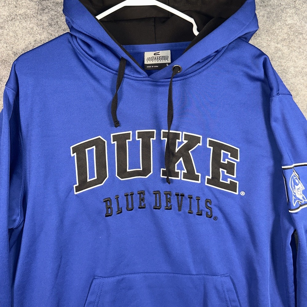 Vintage Duke University Blue Devils NCAA Blue Hoodie sweatshirt - Large‎